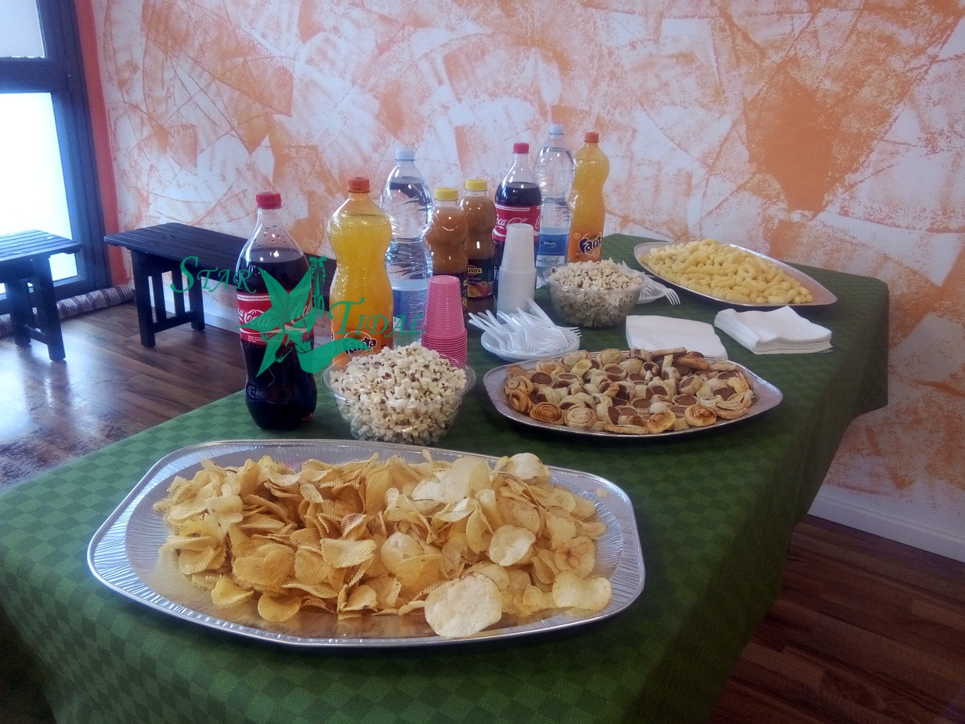 Base buffet festa Star Tidal