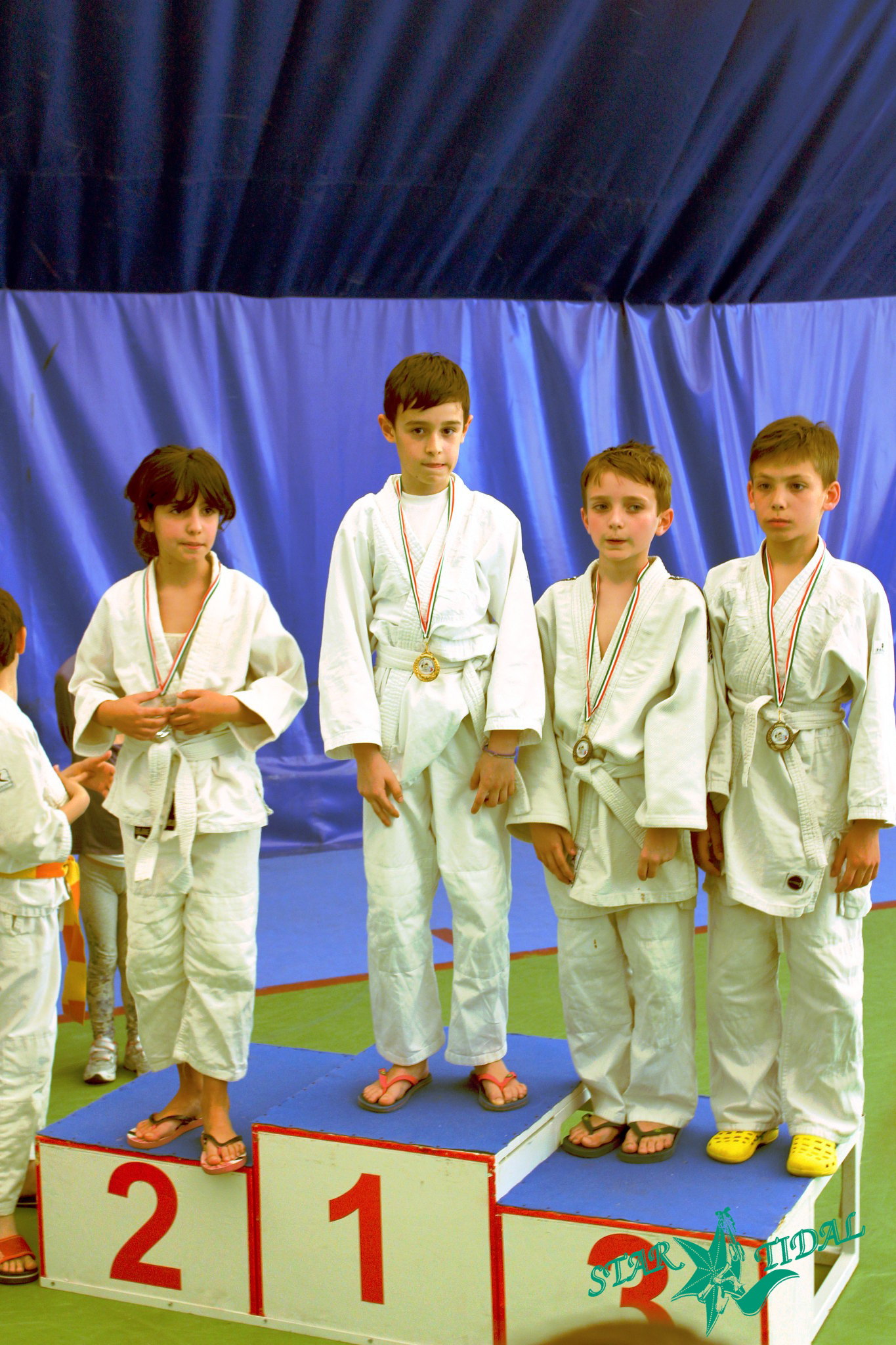 Emanuele Terzo nella manifestazione di judo